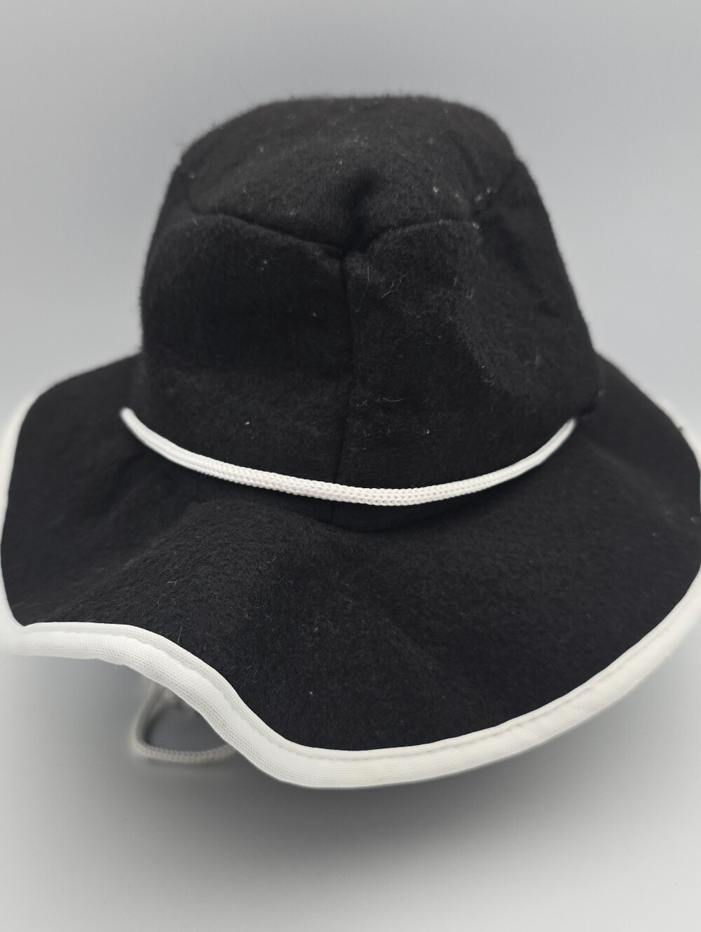 Unbranded Kids Black Felt Bucket Sun Hat
